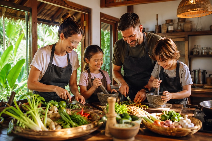 Explore Local Cuisine Together with Family Cooking Vacations